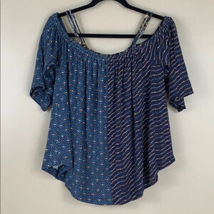 Anthropologie deletta off the shoulder top xs